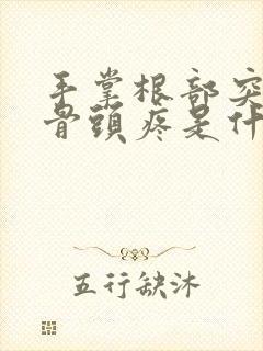 手掌根部突出的骨头疼是什么原因