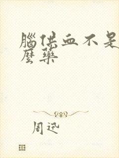 脑供血不是吃什么药封面