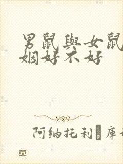 男鼠与女鼠配婚姻好不好