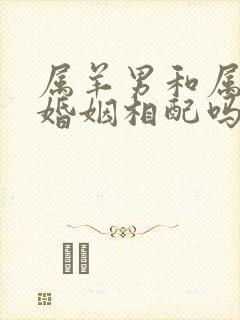 属羊男和属龙女婚姻相配吗