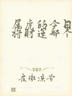 属虎的今日打麻将财运哪个方向