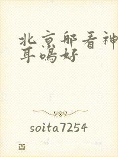 北京哪看神经性耳鸣好