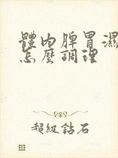 体内脾胃湿气重怎么调理