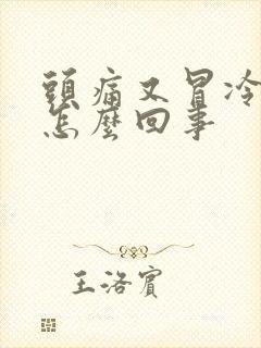 头痛又冒冷汗是怎么回事封面