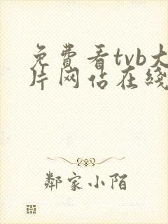 免费看tvb大片网站在线播放封面