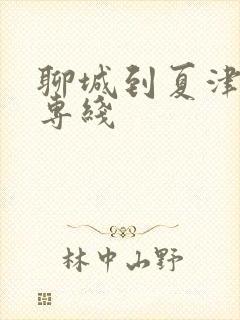 聊城到夏津物流专线