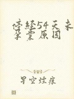 停经54天未见孕囊原因