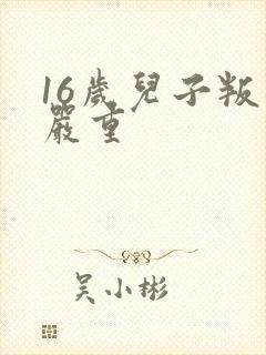 16岁儿子叛逆严重