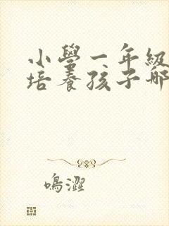 小学一年级应该培养孩子哪些方面