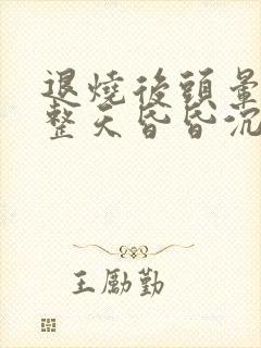 退烧后头晕脑胀整天昏昏沉沉封面