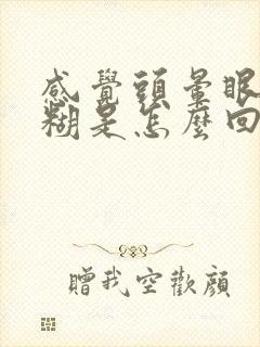 感觉头晕眼睛模糊是怎么回事封面