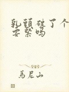 乳头破了个口子要紧吗