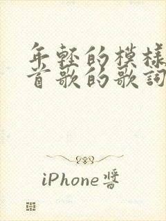 年轻的模样是哪首歌的歌词