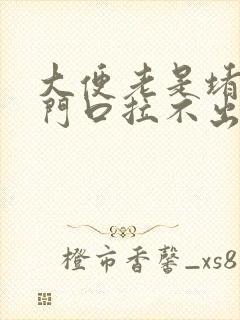 大便老是堵在肛门口拉不出来怎么办封面