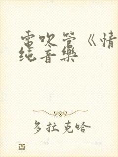 电吹管《情罪》纯音乐