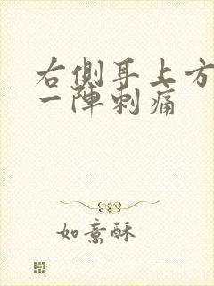 右侧耳上方一阵一阵刺痛封面