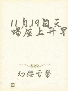 11月19日天蝎座上升星座