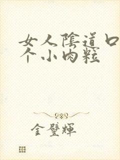 女人阴道口有两个小肉粒