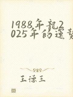 1988年龙2025年的运势及运程封面