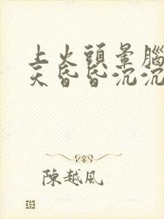 上火头晕脑胀整天昏昏沉沉