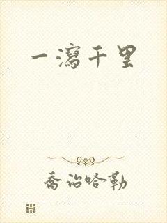 一泻千里封面