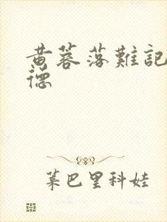 黄蓉落难记吕文德封面