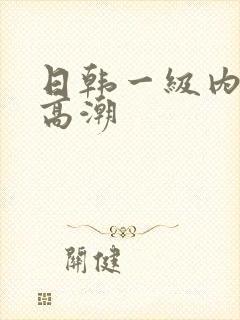 日韩一级内射片高潮