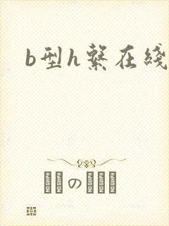 b型h系在线看封面