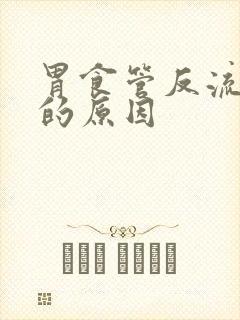 胃食管反流引起的原因