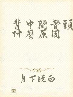 背中间骨头痛是什么原因