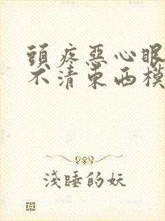 头疼恶心眼睛看不清东西模糊咋回事