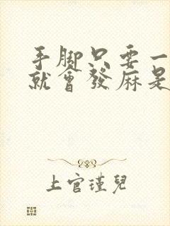 手脚只要一压着就会发麻是怎么回事封面