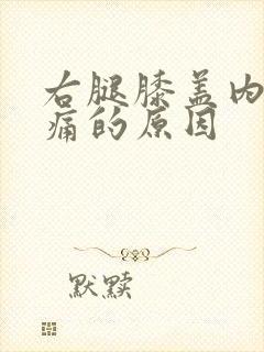 右腿膝盖内侧疼痛的原因