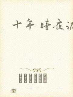 十年 暗夜流光