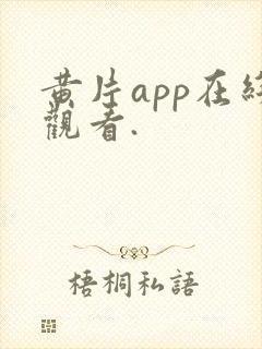 黄片app在线观看.