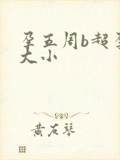 孕五周b超孕囊大小