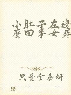 小肚子左边疼怎么回事女疼的厉害