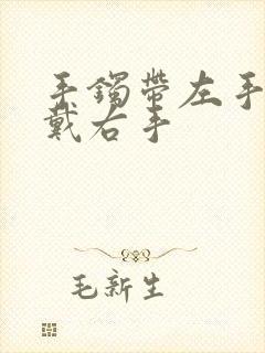 手镯带左手还是戴右手封面