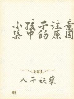 小孩子注意力不集中的原因有哪些封面