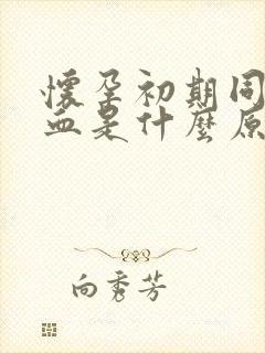 怀孕初期同房出血是什么原因