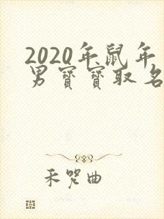2020年鼠年男宝宝取名宜用字