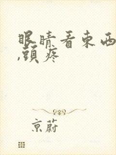 眼睛看东西模糊,头疼封面