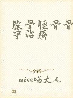 股骨胫骨骨折保守治疗