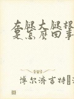 左腿大腿根酸疼是怎么回事