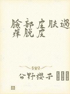脸部皮肤过敏红痒脱皮