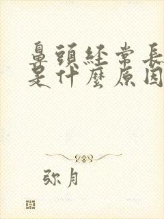 鼻头经常长粉刺是什么原因封面