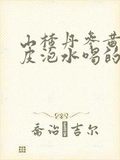 山楂丹参黄芪陈皮泡水喝的功效