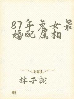 87年兔女最佳婚配属相