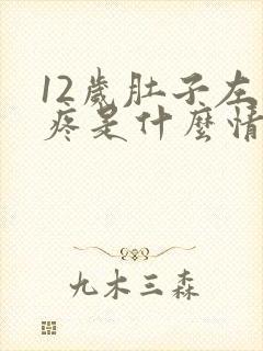 12岁肚子左边疼是什么情况