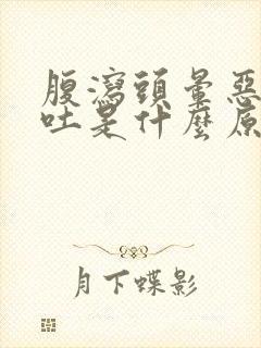 腹泻头晕恶心想吐是什么原因